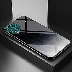 Handyhülle Silikon Hülle Rahmen Schutzhülle Spiegel Modisch Muster LS1 für Samsung Galaxy F62 5G Grau