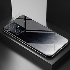 Handyhülle Silikon Hülle Rahmen Schutzhülle Spiegel Modisch Muster LS1 für Xiaomi Mi 11T 5G Grau