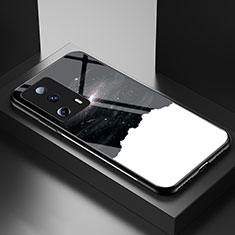 Handyhülle Silikon Hülle Rahmen Schutzhülle Spiegel Modisch Muster LS1 für Xiaomi Mi 13 Lite 5G Schwarz