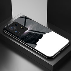 Handyhülle Silikon Hülle Rahmen Schutzhülle Spiegel Modisch Muster LS1 für Xiaomi Mi Mix 4 5G Schwarz