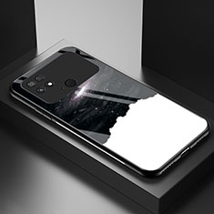 Handyhülle Silikon Hülle Rahmen Schutzhülle Spiegel Modisch Muster LS1 für Xiaomi Poco C40 Schwarz