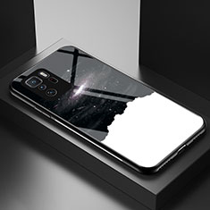 Handyhülle Silikon Hülle Rahmen Schutzhülle Spiegel Modisch Muster LS1 für Xiaomi Poco X3 GT 5G Schwarz