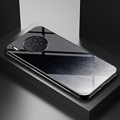 Handyhülle Silikon Hülle Rahmen Schutzhülle Spiegel Modisch Muster LS2 für Huawei Nova 8i Grau