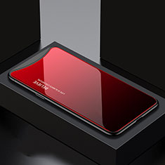 Handyhülle Silikon Hülle Rahmen Schutzhülle Spiegel Modisch Muster S01 für Oppo Find X Super Flash Edition Rot