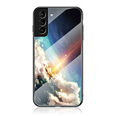 Handyhülle Silikon Hülle Rahmen Schutzhülle Spiegel Sternenhimmel für Samsung Galaxy S22 Plus 5G Plusfarbig