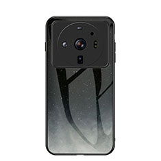 Handyhülle Silikon Hülle Rahmen Schutzhülle Spiegel Sternenhimmel für Xiaomi Mi 12 Ultra 5G Schwarz