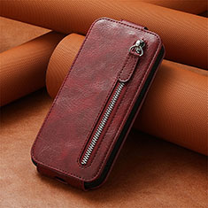 Handytasche Flip Schutzhülle Leder S01D für Xiaomi Redmi K50 Gaming 5G Rot