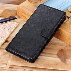 Handytasche Stand Schutzhülle Flip Leder Hülle A01D für Motorola Moto Edge 40 Neo 5G Schwarz