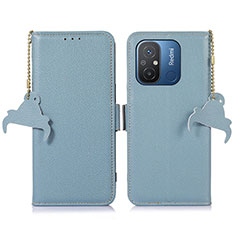 Handytasche Stand Schutzhülle Flip Leder Hülle A01D für Xiaomi Redmi 11A 4G Hellblau