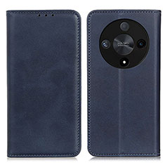 Handytasche Stand Schutzhülle Flip Leder Hülle A02D für Huawei Honor Magic6 Lite 5G Blau