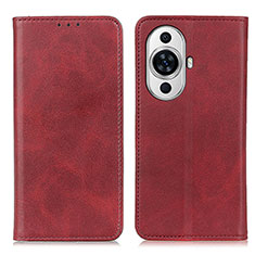 Handytasche Stand Schutzhülle Flip Leder Hülle A02D für Huawei Nova 11 Pro Rot