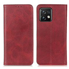 Handytasche Stand Schutzhülle Flip Leder Hülle A02D für Motorola Moto X40 5G Rot