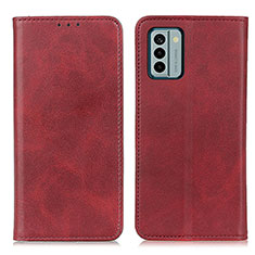 Handytasche Stand Schutzhülle Flip Leder Hülle A02D für Nokia G22 Rot