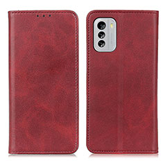 Handytasche Stand Schutzhülle Flip Leder Hülle A02D für Nokia G60 5G Rot