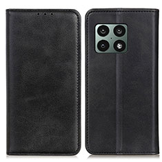 Handytasche Stand Schutzhülle Flip Leder Hülle A02D für OnePlus 10 Pro 5G Schwarz