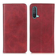 Handytasche Stand Schutzhülle Flip Leder Hülle A02D für OnePlus Nord CE 5G Rot