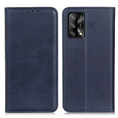 Handytasche Stand Schutzhülle Flip Leder Hülle A02D für Oppo A95 4G Blau