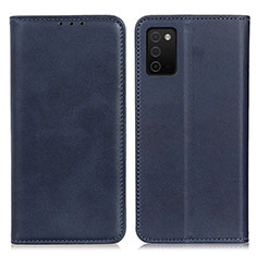 Handytasche Stand Schutzhülle Flip Leder Hülle A02D für Samsung Galaxy A02s Blau