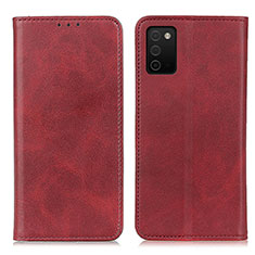 Handytasche Stand Schutzhülle Flip Leder Hülle A02D für Samsung Galaxy A02s Rot