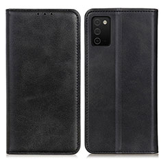 Handytasche Stand Schutzhülle Flip Leder Hülle A02D für Samsung Galaxy A02s Schwarz