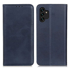 Handytasche Stand Schutzhülle Flip Leder Hülle A02D für Samsung Galaxy A13 4G Blau