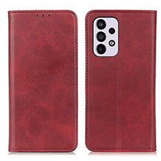 Handytasche Stand Schutzhülle Flip Leder Hülle A02D für Samsung Galaxy A33 5G Rot