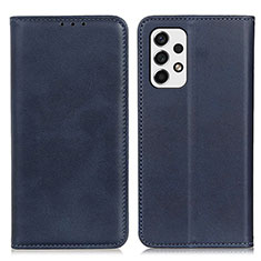 Handytasche Stand Schutzhülle Flip Leder Hülle A02D für Samsung Galaxy A53 5G Blau