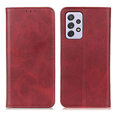 Handytasche Stand Schutzhülle Flip Leder Hülle A02D für Samsung Galaxy A73 5G Rot