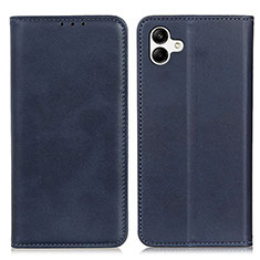 Handytasche Stand Schutzhülle Flip Leder Hülle A02D für Samsung Galaxy F04 Blau