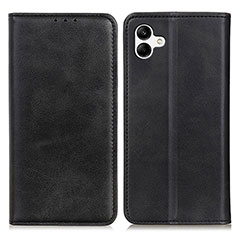 Handytasche Stand Schutzhülle Flip Leder Hülle A02D für Samsung Galaxy F04 Schwarz