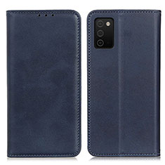 Handytasche Stand Schutzhülle Flip Leder Hülle A02D für Samsung Galaxy M02s Blau