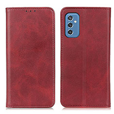 Handytasche Stand Schutzhülle Flip Leder Hülle A02D für Samsung Galaxy M52 5G Rot