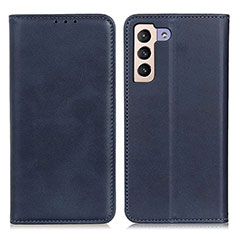 Handytasche Stand Schutzhülle Flip Leder Hülle A02D für Samsung Galaxy S21 5G Blau