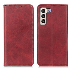 Handytasche Stand Schutzhülle Flip Leder Hülle A02D für Samsung Galaxy S22 5G Rot