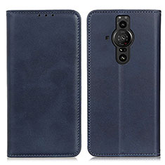 Handytasche Stand Schutzhülle Flip Leder Hülle A02D für Sony Xperia PRO-I Blau