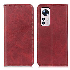 Handytasche Stand Schutzhülle Flip Leder Hülle A02D für Xiaomi Mi 12 Lite 5G Rot