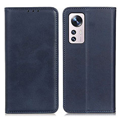 Handytasche Stand Schutzhülle Flip Leder Hülle A02D für Xiaomi Mi 12S 5G Blau