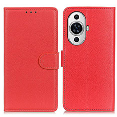 Handytasche Stand Schutzhülle Flip Leder Hülle A03D für Huawei Nova 11 Pro Rot