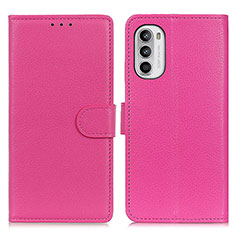 Handytasche Stand Schutzhülle Flip Leder Hülle A03D für Motorola Moto Edge (2022) 5G Pink