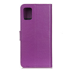 Handytasche Stand Schutzhülle Flip Leder Hülle A03D für Motorola Moto Edge S 5G Violett