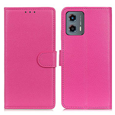 Handytasche Stand Schutzhülle Flip Leder Hülle A03D für Motorola Moto G 5G (2023) Pink