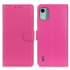 Handytasche Stand Schutzhülle Flip Leder Hülle A03D für Nokia C12 Plus Pink