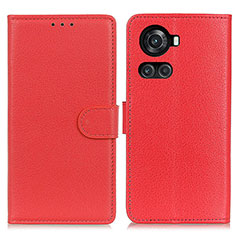 Handytasche Stand Schutzhülle Flip Leder Hülle A03D für OnePlus 10R 5G Rot