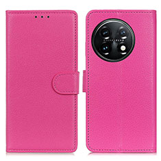 Handytasche Stand Schutzhülle Flip Leder Hülle A03D für OnePlus 11 5G Pink