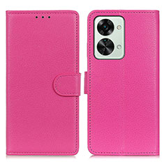 Handytasche Stand Schutzhülle Flip Leder Hülle A03D für OnePlus Nord 2T 5G Pink