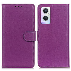 Handytasche Stand Schutzhülle Flip Leder Hülle A03D für OnePlus Nord N20 5G Violett