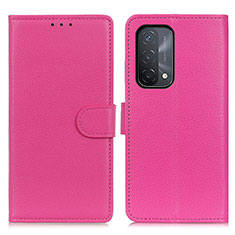 Handytasche Stand Schutzhülle Flip Leder Hülle A03D für Oppo A74 5G Pink