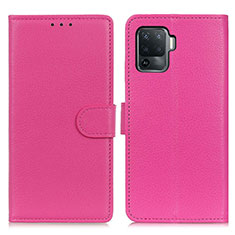 Handytasche Stand Schutzhülle Flip Leder Hülle A03D für Oppo A94 4G Pink