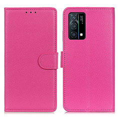 Handytasche Stand Schutzhülle Flip Leder Hülle A03D für Oppo K9 5G Pink