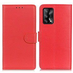 Handytasche Stand Schutzhülle Flip Leder Hülle A03D für Oppo Reno6 Lite Rot